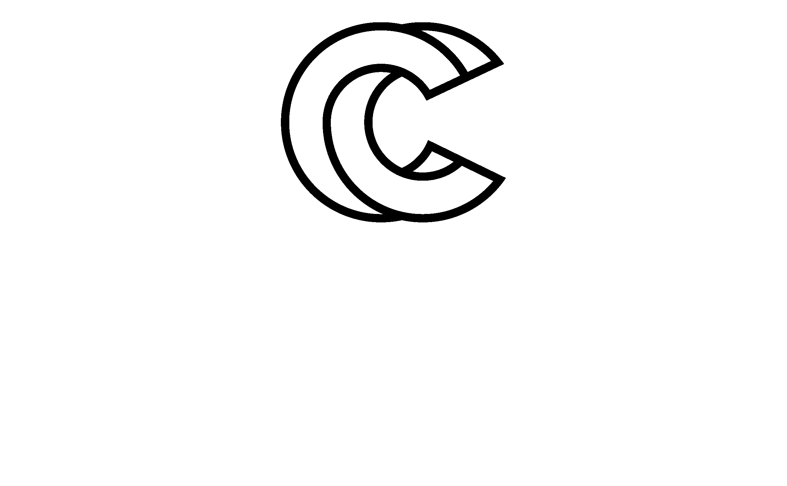 courlux logo white black